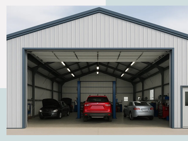 Ангары из сэндвич панелей от 613 руб. в Новоалтайск