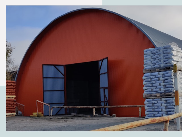 Полукруглые ангары по цене от 613 руб. в Новоалтайск