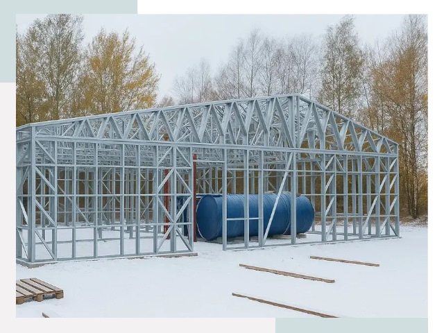 Металлические ангары в Новоалтайске