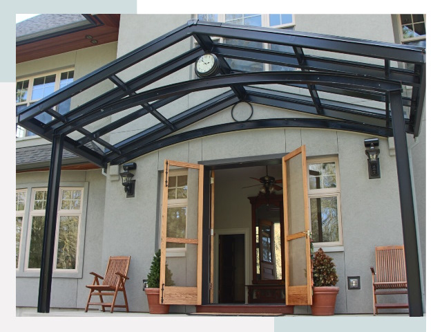 Козырьки металлические в Новоалтайске