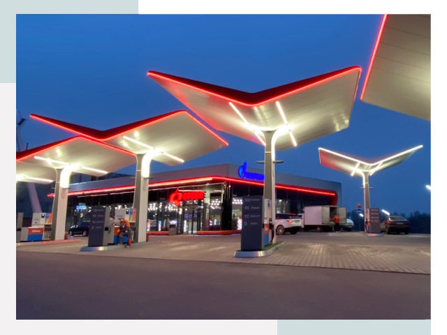 Навесы для АЗС в Новоалтайске