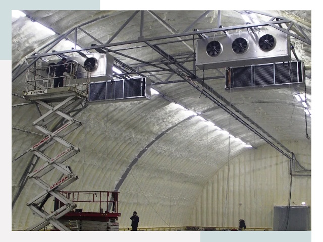 Оснащение ангаров в Новоалтайске