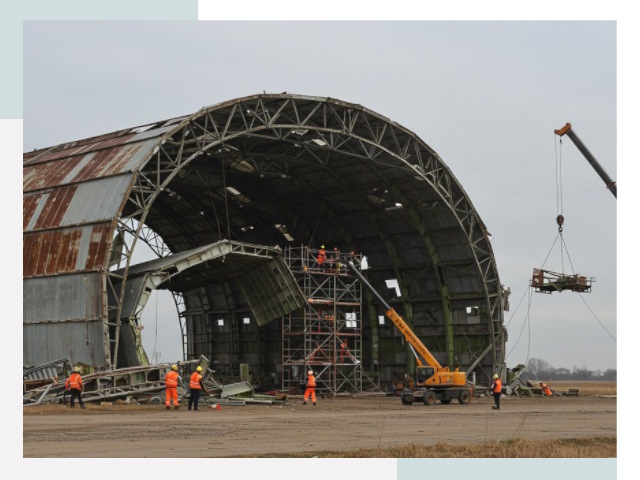 Демонтаж ангаров в Новоалтайске
